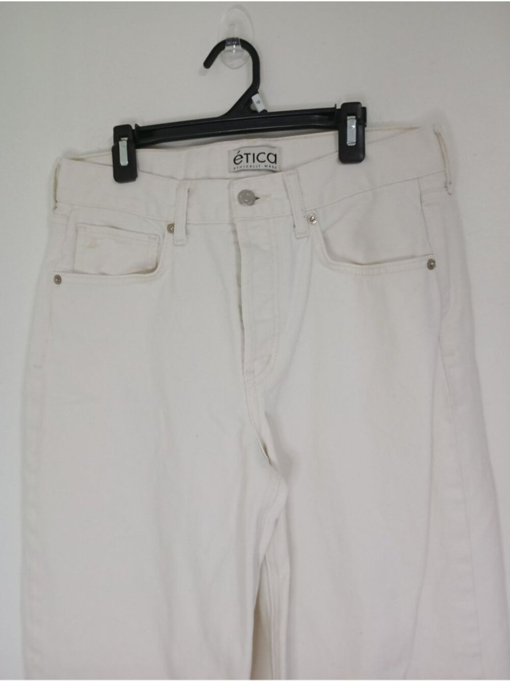 Ética Straight-Leg Button Fly Denim Jeans Size 27 Women - Picture 3 of 12